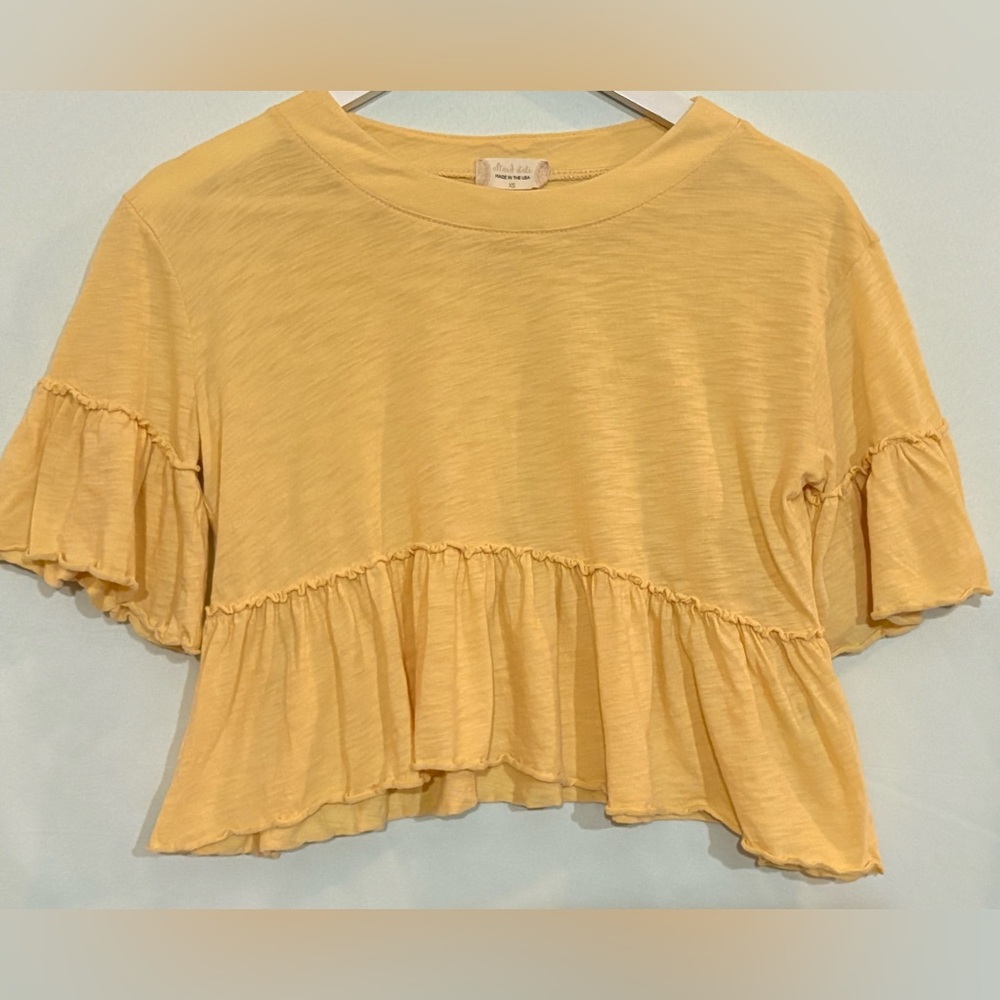 Sunflower Yellow Altar'd State Crop Top
